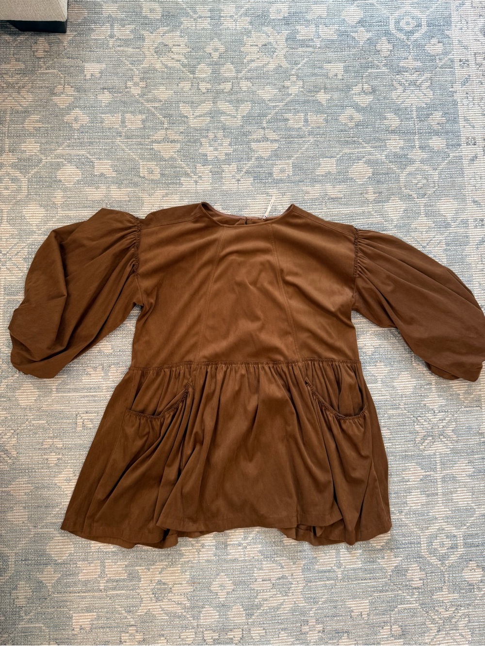 Free People Faux Suede Mini Dress